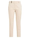 Peserico Woman Pants Beige Size 2 Cotton, Elastane
