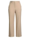 Peserico Woman Pants Sand Size 12 Viscose, Polyester, Elastane In Neutral