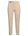 Peserico Woman Pants Sand Size 14 Cotton, Elastane In Beige