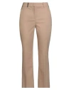 Peserico Woman Pants Camel Size 8 Cotton, Viscose, Elastane