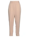 Peserico Woman Pants Sand Size 12 Polyester In Beige