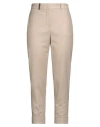 Peserico Woman Pants Sand Size 6 Virgin Wool, Cashmere, Elastane In Neutral