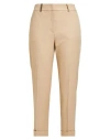Peserico Woman Pants Sand Size 10 Wool, Polyester, Viscose, Polyamide, Elastane In Nude