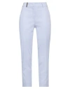 Peserico Woman Pants Sky Blue Size 8 Cotton, Elastane