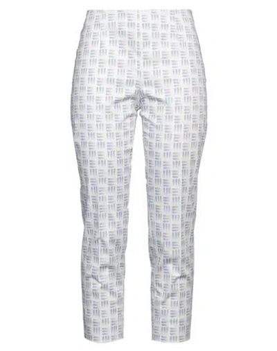 Peserico Woman Pants Slate Blue Size 6 Cotton, Elastane