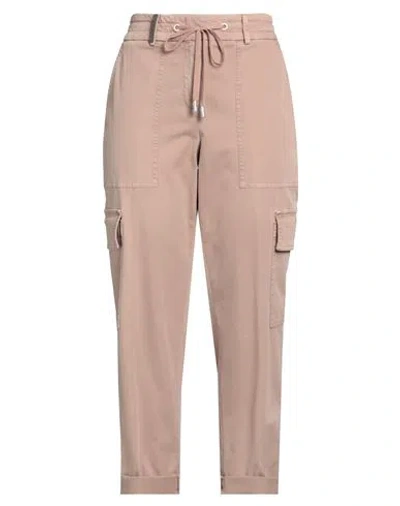 Peserico Woman Pants Taupe Size 6 Cotton, Elastane In Pink