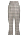 Peserico Woman Pants Taupe Size 8 Virgin Wool, Elastane In Gray