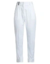 Peserico Woman Pants White Size 10 Cotton, Elastane