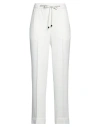 Peserico Woman Pants White Size 10 Polyester