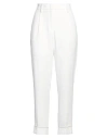 Peserico Woman Pants White Size 10 Polyester In White
