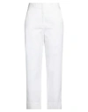 Peserico Woman Pants Ivory Size 10 Polyester In White