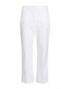 Peserico Woman Pants White Size 12 Cotton, Elastane