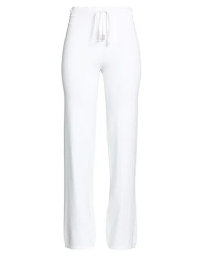 Peserico Woman Pants White Size 14 Cotton