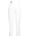 Peserico Woman Pants White Size 10 Cotton, Elastane In White