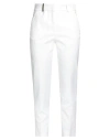 Peserico Woman Pants White Size 4 Polyester, Viscose, Cotton, Elastane In White