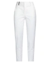 Peserico Woman Pants White Size 4 Polyester, Viscose, Cotton, Elastane In White