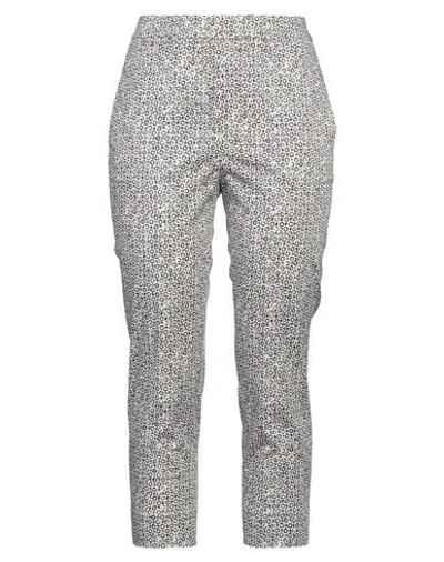 Peserico Woman Pants White Size 6 Cotton, Elastane