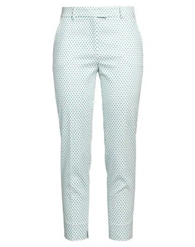 Peserico Woman Pants White Size 10 Cotton, Elastane