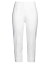 Peserico Woman Pants White Size 6 Polyester, Viscose, Cotton, Elastane