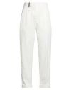 Peserico Woman Pants White Size 8 Cotton, Elastane In White