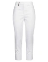 Peserico Woman Pants White Size 4 Polyester, Viscose, Cotton, Elastane