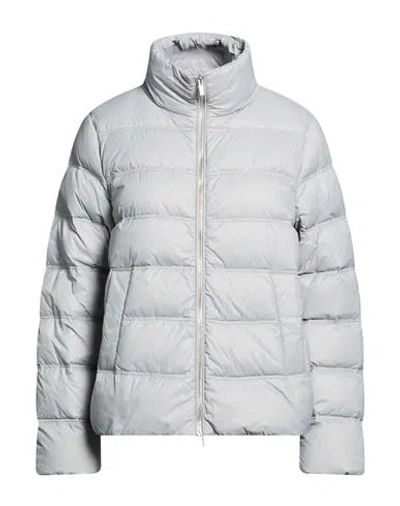 Peserico Woman Puffer Grey Size 10 Polyamide In Gray
