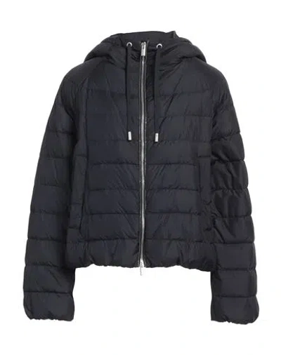 Peserico Woman Puffer Midnight Blue Size 10 Polyester, Cotton, Nylon