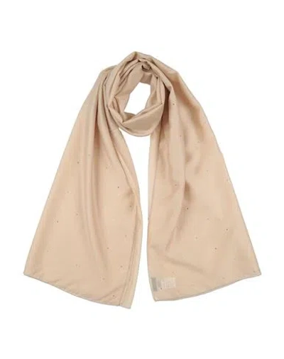 Peserico Woman Scarf Beige Size - Lyocell, Polyester In Brown