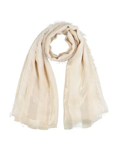 Peserico Woman Scarf Beige Size - Modacrylic, Viscose, Polyester