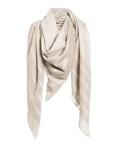 Peserico Woman Scarf Beige Size - Modal, Cotton, Polyester In Neutral
