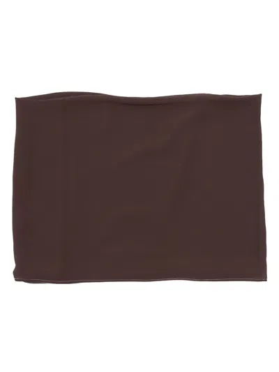 Peserico Woman Scarf In Brown