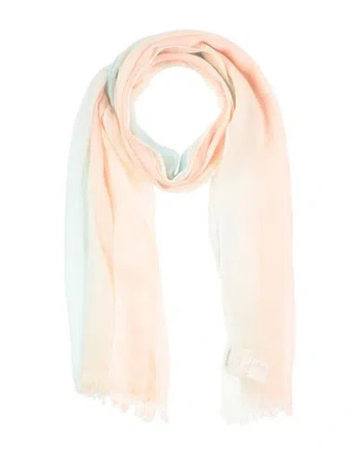 Peserico Woman Scarf Ivory Size - Cotton, Linen In White