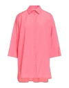 Peserico Three-quarter Length Sleeved Shirt In Pink