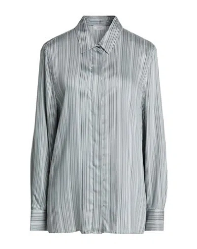 Peserico Woman Shirt Grey Size 6 Viscose, Silk In Gray
