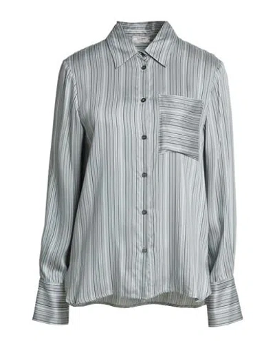 Peserico Woman Shirt Grey Size 6 Viscose, Silk In Gray
