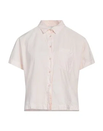 Peserico Woman Shirt Light Pink Size 6 Cotton