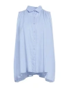 Peserico Woman Shirt Lilac Size 6 Cotton In Purple