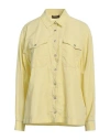 Peserico Woman Shirt Lime Green Size 14 Polyamide In Green