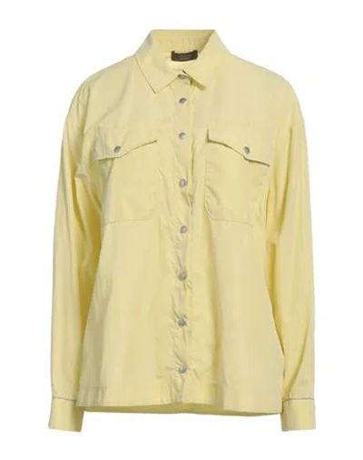 Peserico Woman Shirt Lime Green Size 14 Polyamide