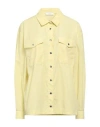 Peserico Woman Shirt Lime Green Size 14 Polyamide In Green