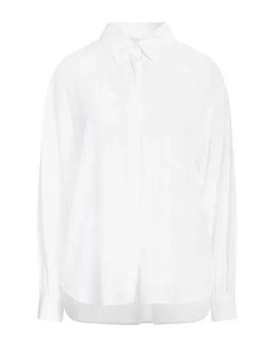 Peserico Easy Woman Shirt Off White Size 6 Acetate, Silk, Elastane