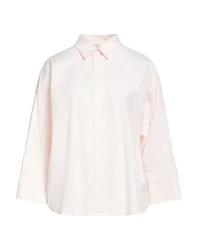 Peserico Woman Shirt Pink Size 8 Cotton, Elastane