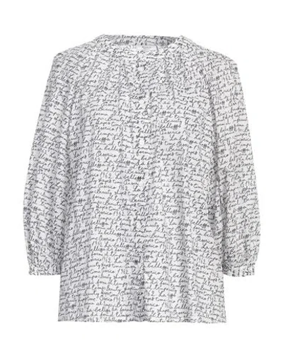 Peserico Woman Shirt White Size 6 Cotton