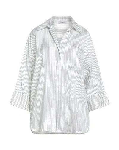 PESERICO PESERICO WOMAN SHIRT WHITE SIZE 6 SILK, COTTON