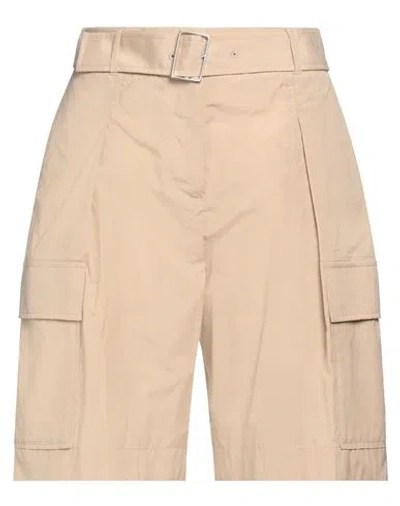 Peserico Woman Shorts & Bermuda Shorts Beige Size 6 Cotton, Polyester