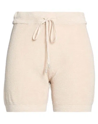 Peserico Woman Shorts & Bermuda Shorts Beige Size 6 Linen, Cotton