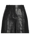 Peserico Woman Shorts & Bermuda Shorts Black Size 6 Linen In Black