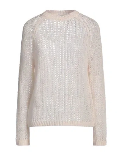 PESERICO PESERICO WOMAN SWEATER APRICOT SIZE 6 VISCOSE, POLYESTER, ALPACA WOOL, POLYAMIDE, VIRGIN WOOL