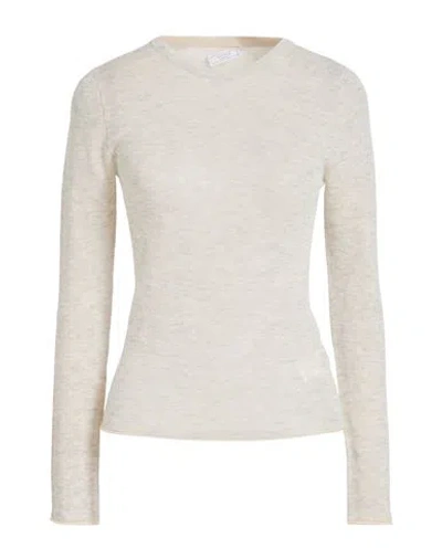 Peserico Woman Sweater Beige Size 12 Merino Wool, Pva - Polyvinyl Alcohol In Neutral
