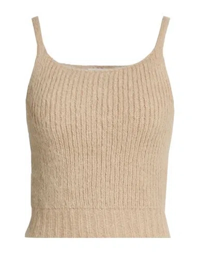 Peserico Woman Sweater Beige Size 4 Alpaca Wool, Wool, Polyamide In Multi